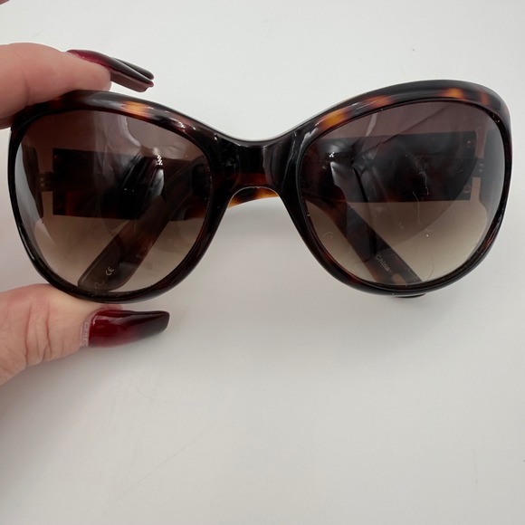 Fossil Janie PS3579 Y2K Oversized Tortoise Sunglasses Glam main image 11